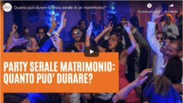 festa serale matrimonio